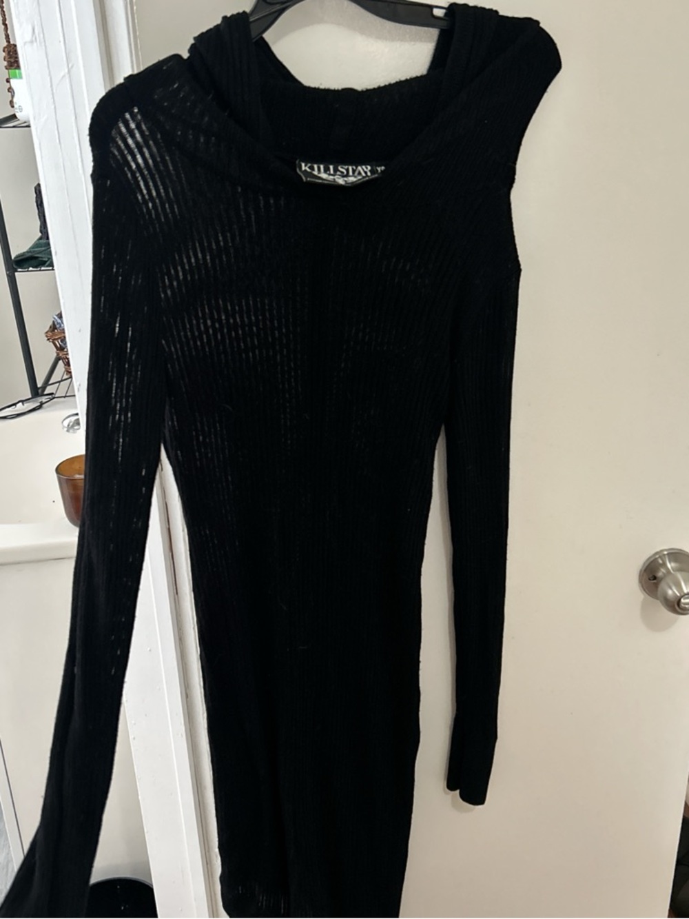 Killstar sweater dress with hood